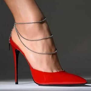 Gorgeous High Heel Anklet Partly Foot Jewelry